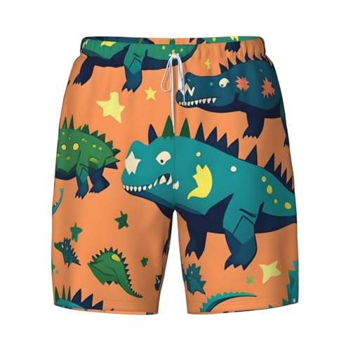 Bañador de hombre con estampado de dinosaurio ligero y transpirable 5