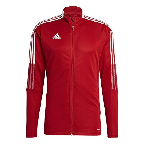 Adidas Men's Tiro 21 Track Jacket, Team Power Red, 3X-Large #TOP3