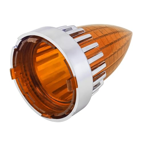 Coque de clignotant moto à haute visibilité lampe bullet pour Road Glide