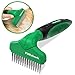 K9KONNECTION FURshark Deshedding Tool for Dogs & Cats - Professional Dog Brushes For Shedding - Undercoat Rake Tool - Pet Grooming Brush for Long, Medium Hair - Rotating Double Stainless Steel Pins