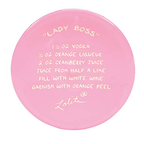 Enesco Designs By Lolita Lady Boss Hand-Painted Artisan Wine Glass, 1 Count (Pack Of 1), Multicolor #TOP19