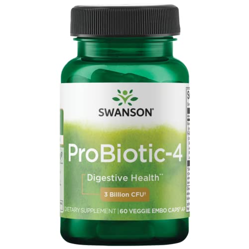 Swanson Probiotic-4 3 Billion Cfu 60 Veg Capsules