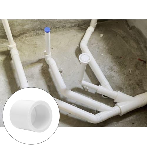 Lswteiz 10Pack 3/4\"x 1/2\" PVC DWV Reducing Bush Adapter Pipe Fitting SCH40 PVC Reducer Bushing (Socket x Socket) PVC Pipe Reducing Bushing Fitting for Home Sewer Plumbing