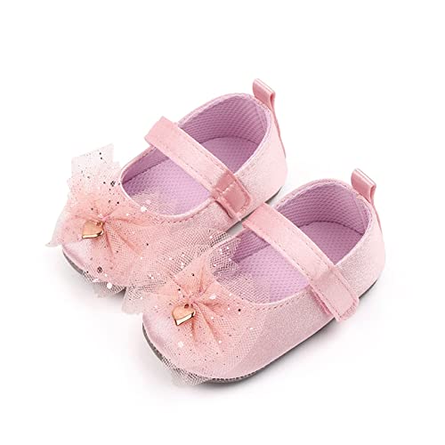 Infant Girls Single Shoes Mesh Bowknot First Walkers Shoes Toddler Sandals Princess Shoes Sandals for Girls Toddler2