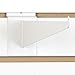Slatwall Shelf Bracket in White 12 Inch - Set of 8