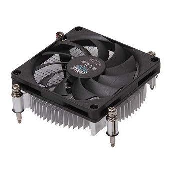 H115 Low-Profile CPU Cooler - 80mm Slim Cooling Fan & Heatsink - for Intel Socket LGA 1150/1151 / 1155/1156 H115