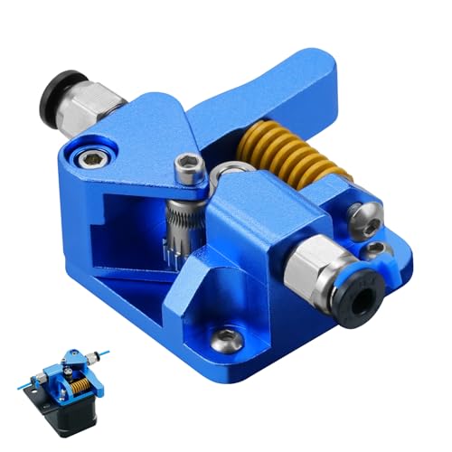 3D Printer Extruder for Ender 3 Dual Gear Filament Bowden Extruder, Aluminum Drive Feeder Upgrade Kit,Compatible with Creality Cr-10s Cr10s Pro Ender-3 Ender 3pro Ender 5 (Dual Gear Extruder) by Xirbbo - Used condition - US$8.27