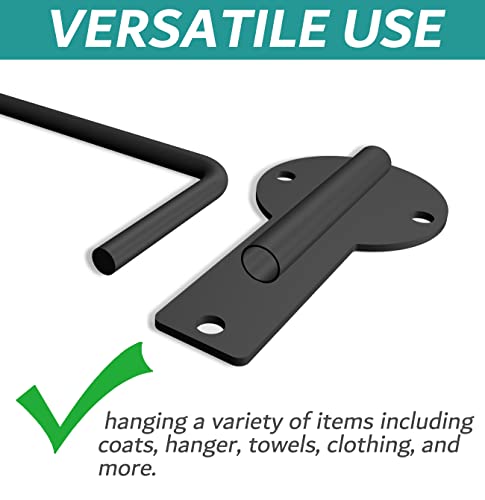 Wiphany Wall Mounted Clothes Drying Rack Hanger Folding Swing Arm Holder Valet Hook Metal Hanging Drying Foldable Space Saver Closet 2 Pack Organizer Bathroom Bedroom Laundry Hanging Garment Storage #TOP2