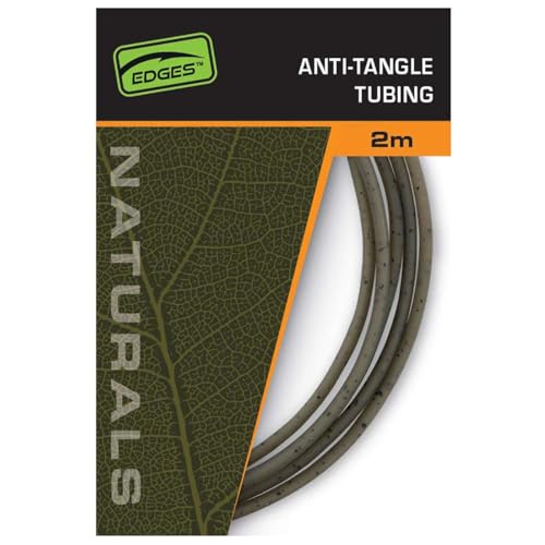Fox Edges Naturals Anti Tangle Tubing X - 2m Tube, Angelzubehör zum Karpfenangeln, Schlauch für Karpfenrigs