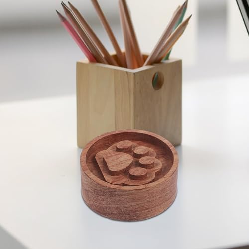 Difusor aromático eléctrico de madera ARTIBETTER redondo miniatura 4