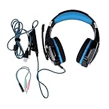 Écouteur de jeu : casque de jeu filaire pour ordinateur de type cool et élégant, parfait pour jouer à des jeux.