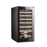 Puerta de cristal templado LIVOO Cava de vino 28 botellas GS145