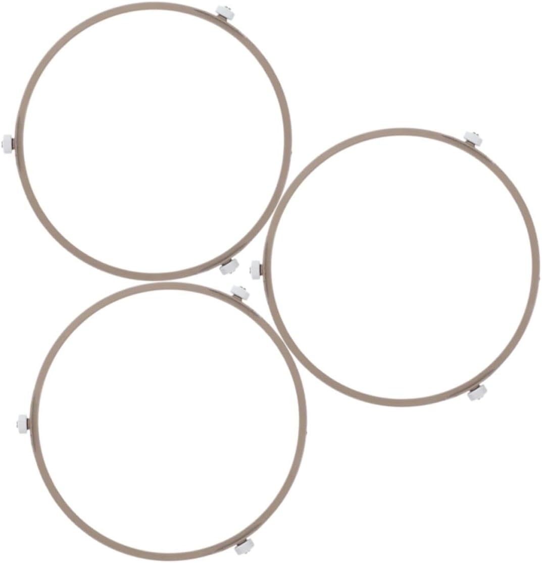 3pcs Microwave Turntable Ring Replacement Plastic Tray Support