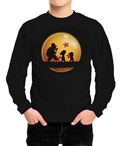 Camiseta Manga Larga de NIÑOS Dragon Ball Goku Vegeta Bolas de Dragon Super Saiyan 024 11-12 años Cover