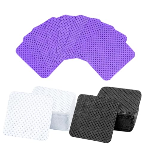 Mikikit 3Bolsas de Limpieza y Extensiones de Pestañas Almohadillas Multifuncionales Remover Esmalte y Limpiar