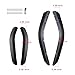 ETL INDUSTRIES Front & Rear Fender Flares Extensions Set Fits 2018-2024 for Jeep Wrangler JL JLU (Fit for Sahara Low Fenders, Not fit 4xe)