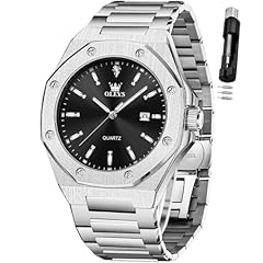 silver black watches