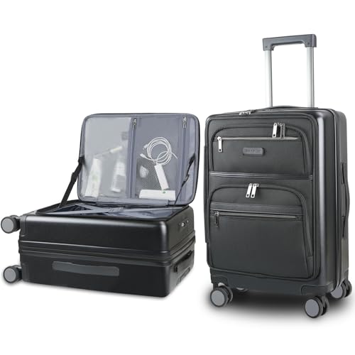 EMPSIGN Top Opening Expandable Suitcase