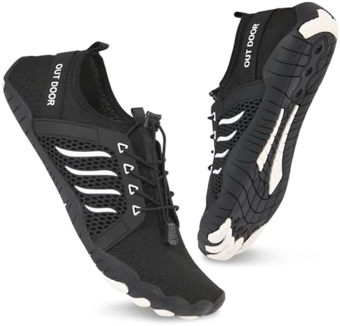 Chaussure Aquatique Homme Femme, Chaussures de Plage à Séchage Rapide, Chaussure d'eau Léger Antidérapant Respirant, pour Surf, Plongée, Natation, Voile, Piscine, Kayak