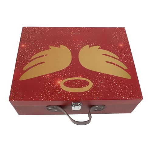 Décoration de table rouge portable INOOMP en valise à remplir