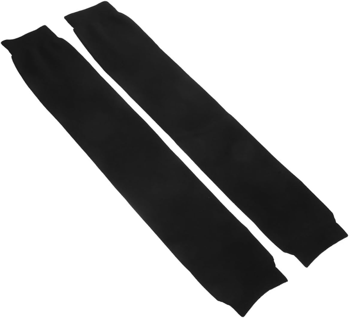 PRETYZOOM 2pcs Men’s Football Leg Sleeves Dark Calf Compression Sleeve for Youth Soccer Players Running Sports Support