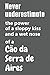 Produktbild Never underestimate the power of a sloppy kiss and a wet nose of a Cão da Serra de Aires: For Cão da Serra de Aires Dog Fans