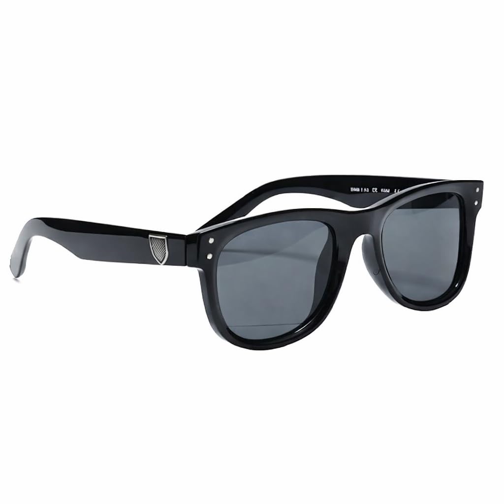 VALWICK Sunglasses for Men and Women, Black Frame with Grey Lenses, Shield Design with Metal Accent - Review, Price and Buying Guide