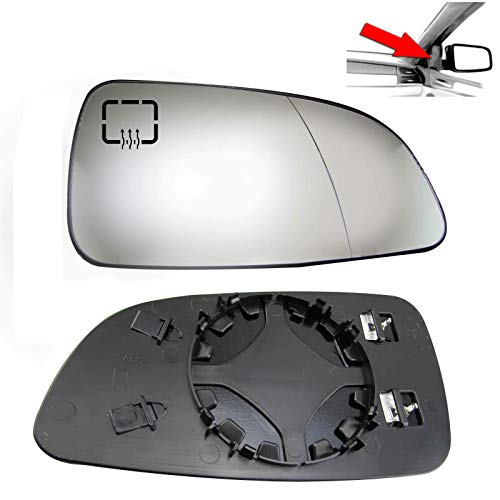 Miroir Glace Verre De Rétroviseur Chauffant Grand Angle Droit Côté Passager 6428785 13141984 Pour Astra H 2003-2010