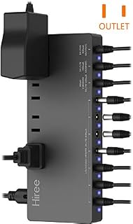Hiree Guitar Pedal Power Supply Adapter Station Distributor 10 Isolated DC Output