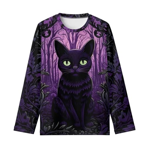 Long Sleeve Shirt for Girls Boys Kids Casual Tee Tops Size 3-16