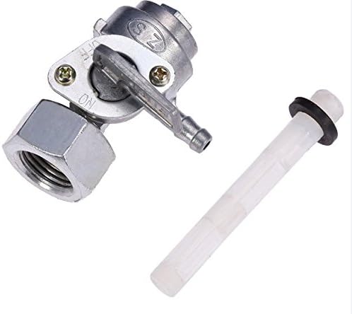 Gasoline Generator Shut Off Valve Gas Tank Pump Petcock Fuel Switch Replacement (16mm x 1.5mm)