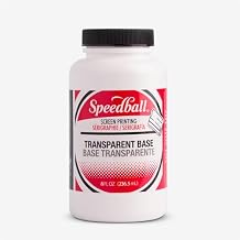 Speedball 8-Ounce Fabric/Acrylic Transparent Base 4552