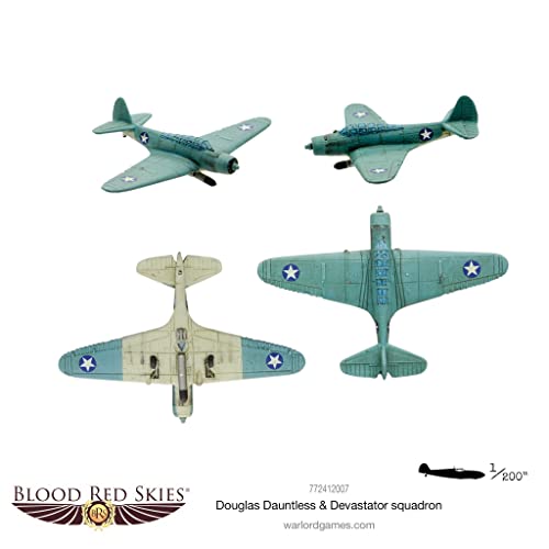 Douglas Dauntless & Devastator Blood Red Skies Warlord 772412007