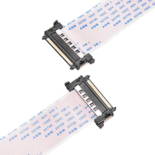 Uxcell Flexible Flat Cable, 41 Pins 0.5Mm Pitch 500Mm Fpc Ffc Flexible Ribbon Cable For Lcd Tv Car Audio Dvd Player Laptop (A Type) #TOP2