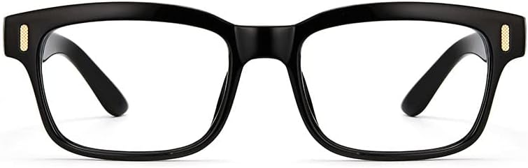 Cyxus Blue Light Blocking Computer Glasses for Anti Eye Strain UV Clear Lens Eyewear Women/Men (8084T01,Black)