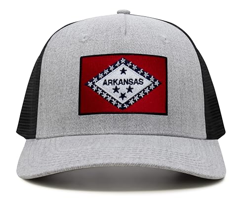 Image of International Tie State Hat for Men and Women, Adjustable Snapback Trucker Baseball Cap with Embroidered Patch