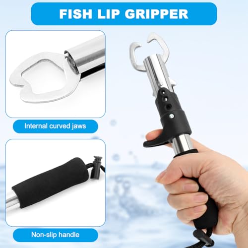 LVOERTUIG Conjunto de alicates e pinças de pesca, equipamento e equipamento de pesca de aço inoxidáv