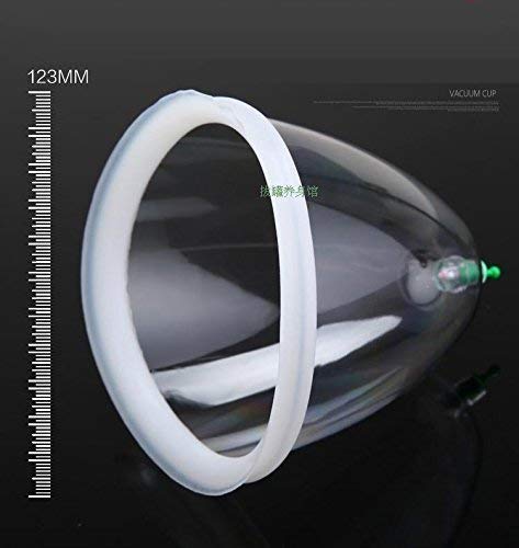 Breast Cupping Set Dual Large Suction Cup with Manual Hand Pump Massager Breast Firmer Body Back Therapy - Thumbnail 4
