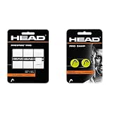 Product 1: Taglia unica Head Prestige PRO Tennis Overgrip Accessori Unisex Adulto, White, One Size & PRO Damp Gomma Siliconica, Tennis Accessori Unisex Adulto, Yellow, One Size