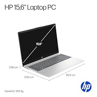 HP Laptop (15,6" FHD Display, AMD Ryzen 5, 16GB RAM, 512GB, Win11, QWERTZ) - Silber – Ansicht 8