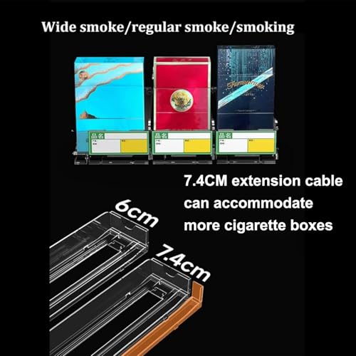 Support à poussoir automatique pour cigarettes et étagère à bonbons 3 niveaux