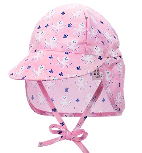 Brook + Bay Kids Sun Hat - Baby Boy, Baby Girl Sun Hat - Pink