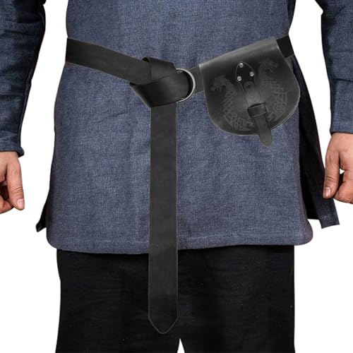 Pochette de ceinture médiévale en cuir pratique pour ranger votre smartphone en GN