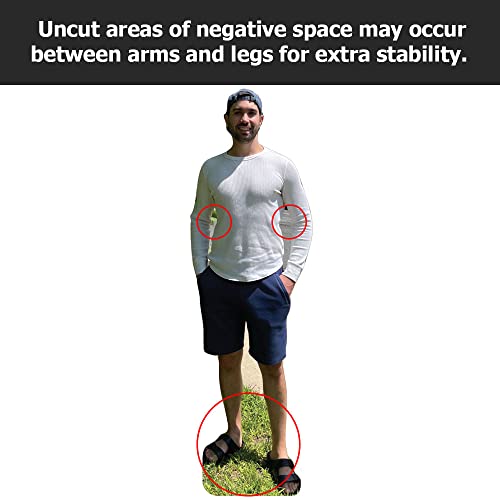 Vispronet Custom Cardboard Cutout – Choose from 1.5ft to 6ft Tall Life Size Standups, High Resolution Cardboard Standee for Parties, Offices, Weddings, & Events, Corrugated Plastic Material - Thumbnail 4
