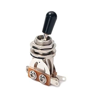 3-way toggle switch for LP style electric guitars Help your guitar pickup function perfectly No-noise,high quality 3 way switches for your guitar Durable and easy to use Material:Metal and plastic