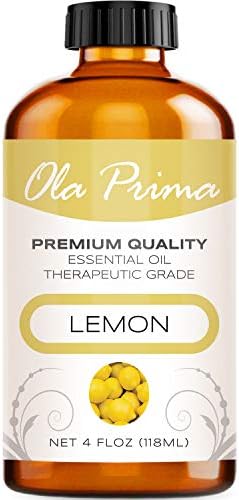 Ola Prima Oils 4oz - Lemon Essential Oil - 4 Fluid Ounces