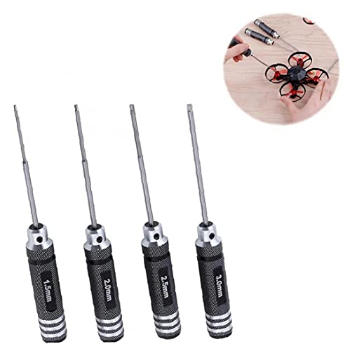 4 STKS Hex Schroef Driver Set Kit H1.5 2.0 2.5 3.0mm Zeskant Schroevendraaier Zwaard RC Reparatie Gereedschap Kit voor… - Image 6