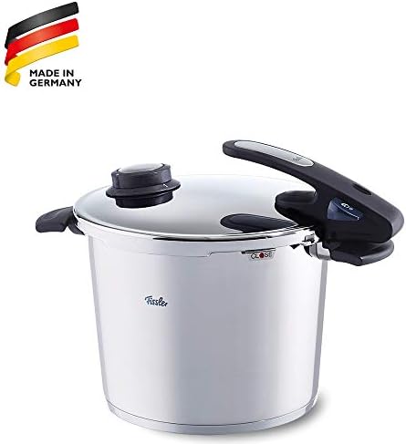 Fissler vitavit edition design Pressure Cooker 630-703-10-070/0, 10 Litres, 26 cm, Made Of Stainless Steel For All Stove Types