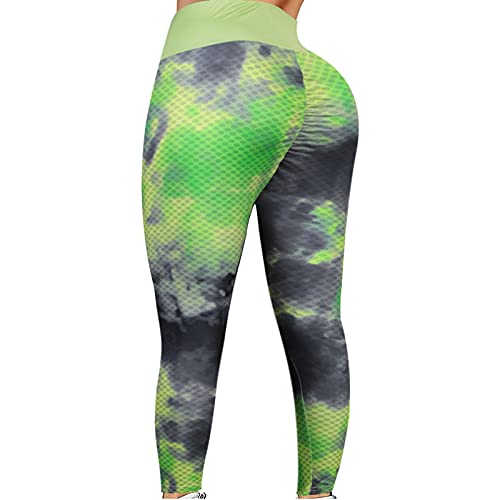 Bblulu 2 Pack High Waist Leggings For Women Anti Cellulite Textured Yoga Pants Scrunch Booty Lifting Workout Tights For Women Black #TOP2