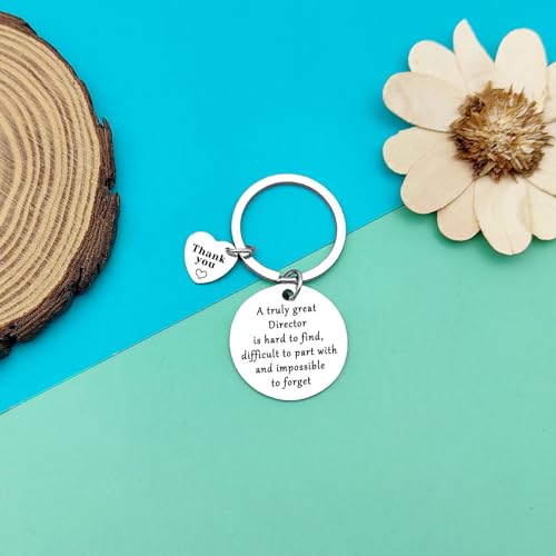Dabihu Director Keychain - Appreciation Gift for Women Men - Thank You Jewelry for Band Theater Movie Film Student - Music Director Inspirational Gift - Film School Graduation